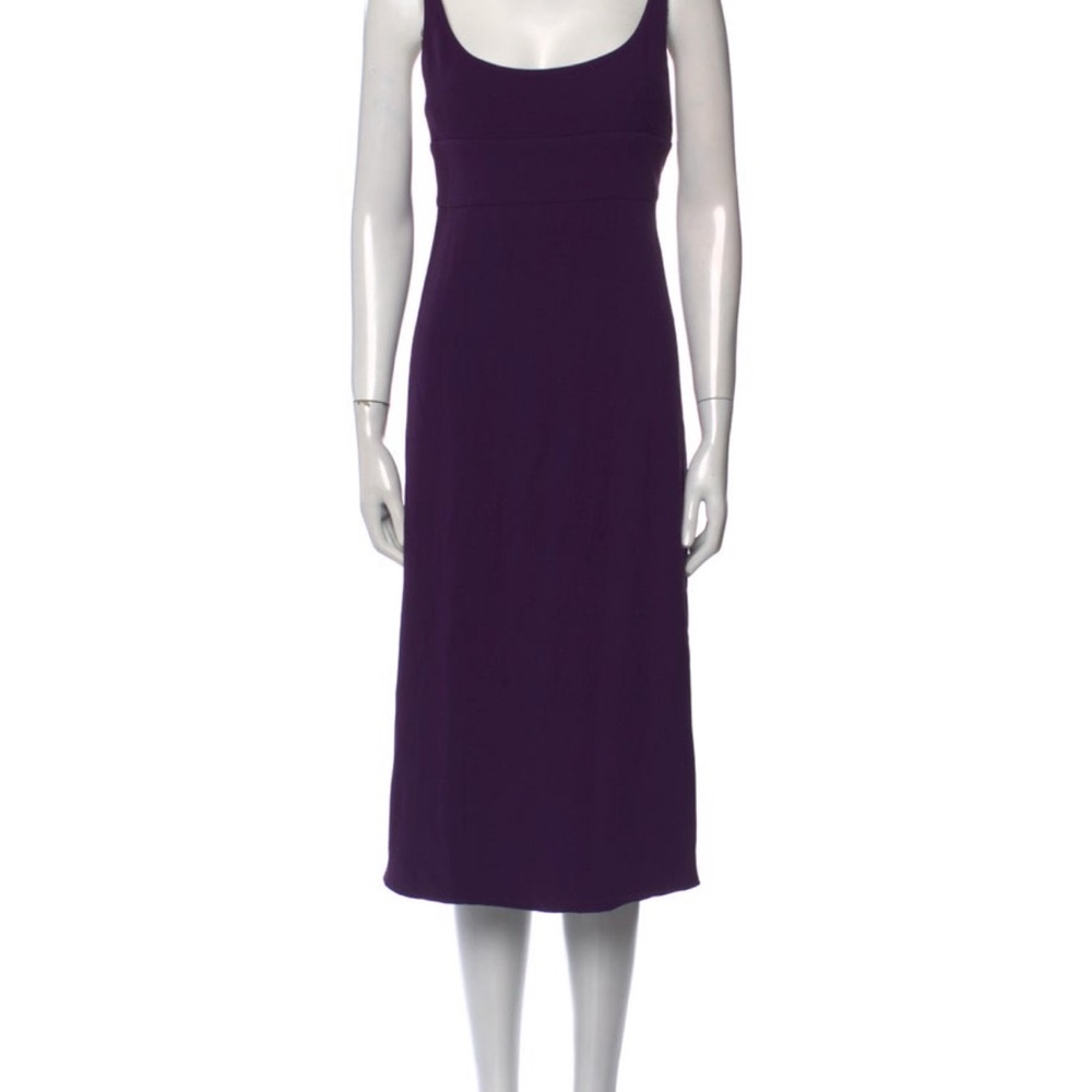 Prada Purple silk Midi Dress